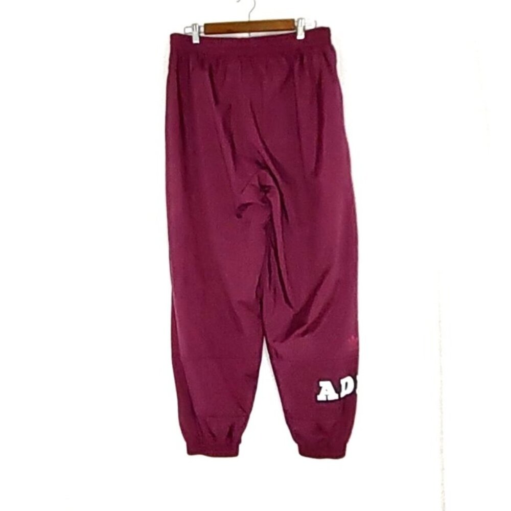 ADIDAS ORIGINALS Jogger Pants XL Logo Play Track Pants Victory Crimson Red Maroo - Picture 8 of 13